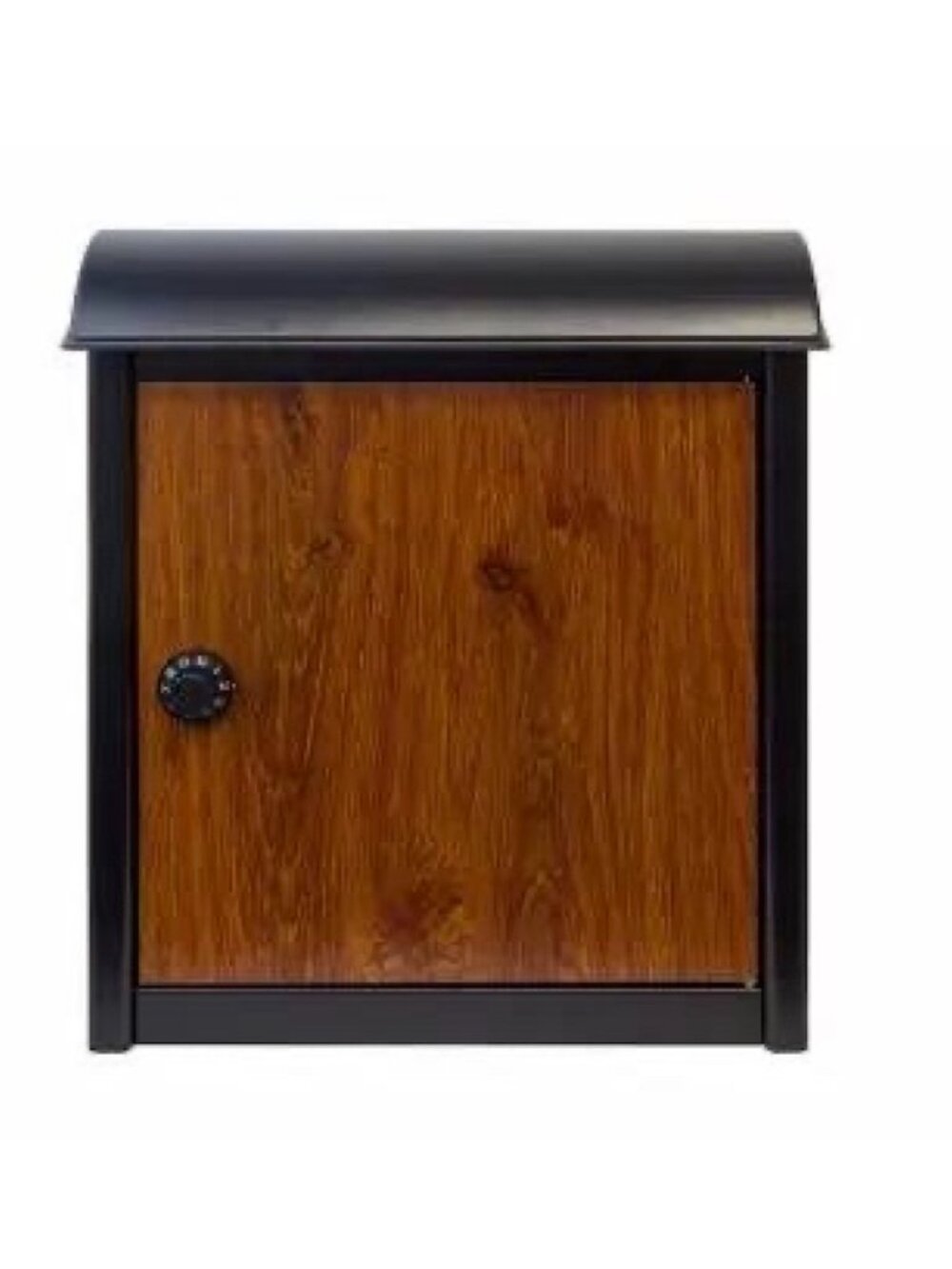 QualArc Winfield Series Leece Wall Mount Mailbox Woodgrain Door Combo Lock NEW